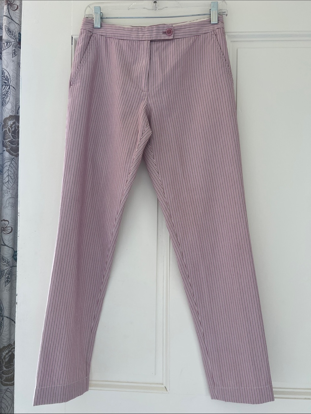 Etro Striped Pink and Brown Trousers